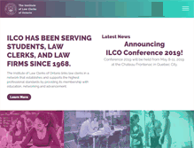 Tablet Screenshot of ilco.on.ca